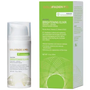 GOLDFADEN MD Brightening Elixir | Serum w/Vitamin C, Ferulic Acid, Vitamin B & Vitamin E | Helps Aid Against The Appearance Of Photoaging | Leaves Skin Feeling Hydrated & Looking Radiant 1fl oz