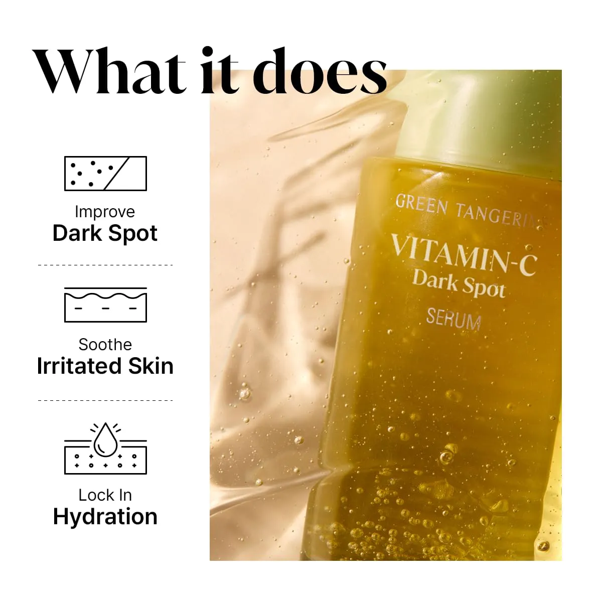 GOODAL Green Tangerine Vitamin C Serum, Korean Skin Care - Advanced Version 1.02 fl oz