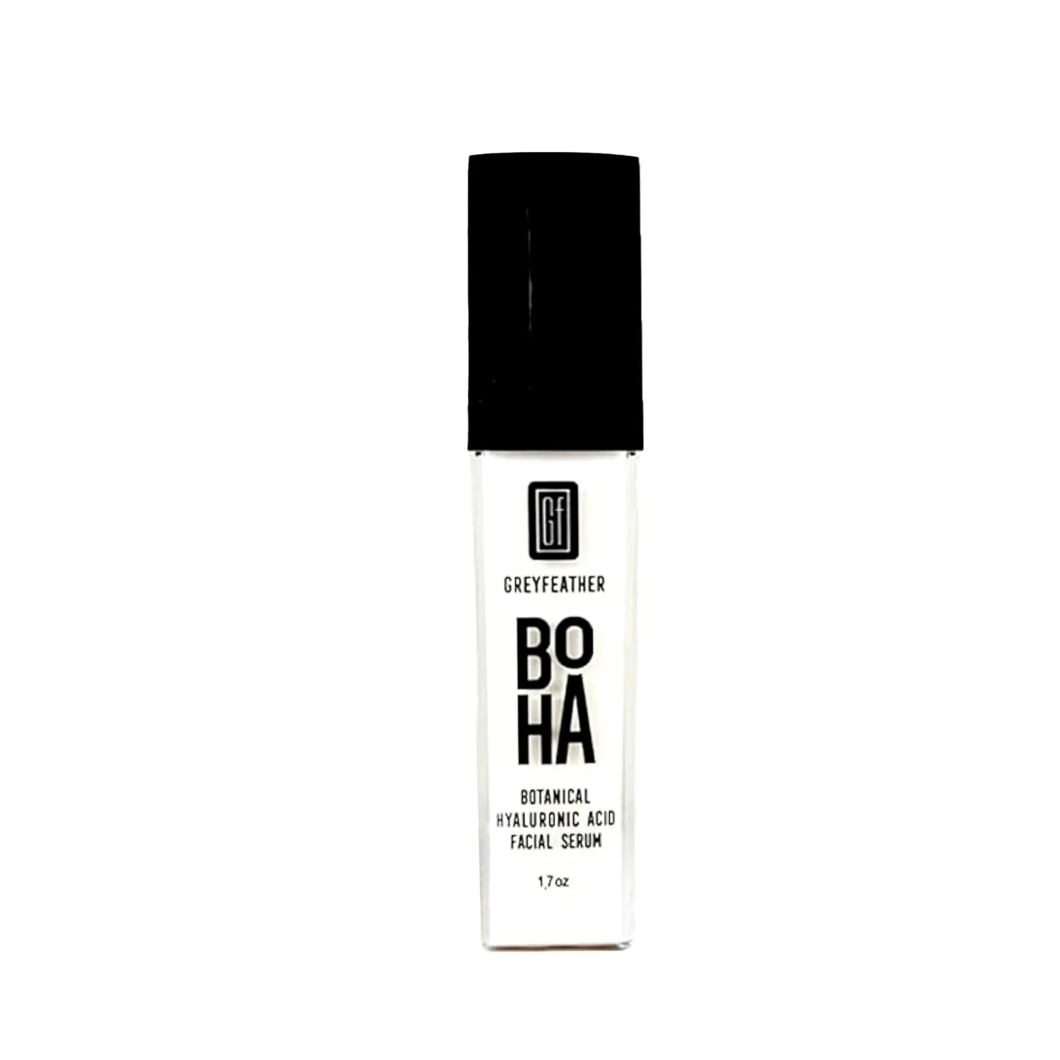 Greyfeather Hyaluronic Acid Serum for Face – Hydrating, Brightening & Anti-Aging Formula with Vitamin C, Niacinamide, Aloe & Botanical Extracts – Natural, Skin-Loving Serum for Radiant Glow (1.7 oz)