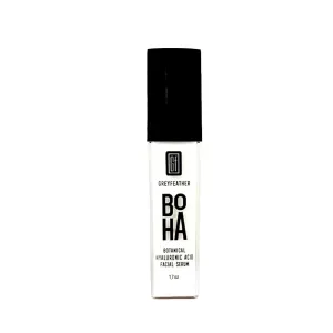 Greyfeather Hyaluronic Acid Serum for Face – Hydrating, Brightening & Anti-Aging Formula with Vitamin C, Niacinamide, Aloe & Botanical Extracts – Natural, Skin-Loving Serum for Radiant Glow (1.7 oz)