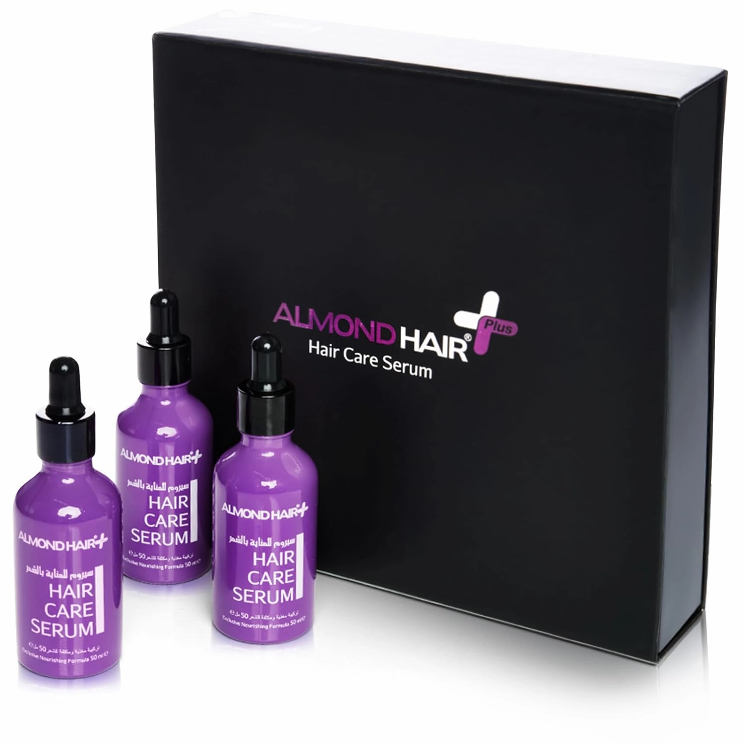Growth Serum – 3-Pack 50ml Hair Regrowth Treatment for Women – Hair Regrowth Serum for Hair Thinning, Loss, Damaged Hair – Non-Greasy Hair Serum with Natural Henna Extract (3 Pack)