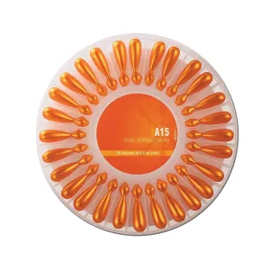 GT A15, With Pure Vitamin A 15% Serum, Fights Signs of Early Aging, Improves Skin Elasticity, Preservative and Fragrance-Free, Easy to Use Mono Vegicap, One Disk of 28 Vegicaps