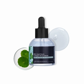 GT 96% Snail Mucin Collagen Boost Serum With Niacinamide & Hyaluronic Acid |72 Hours Hydration|Formulated & Made In Korea | Dewy Soft & Plump Skin | Prevents Early Signs Of Ageing (30Ml)
