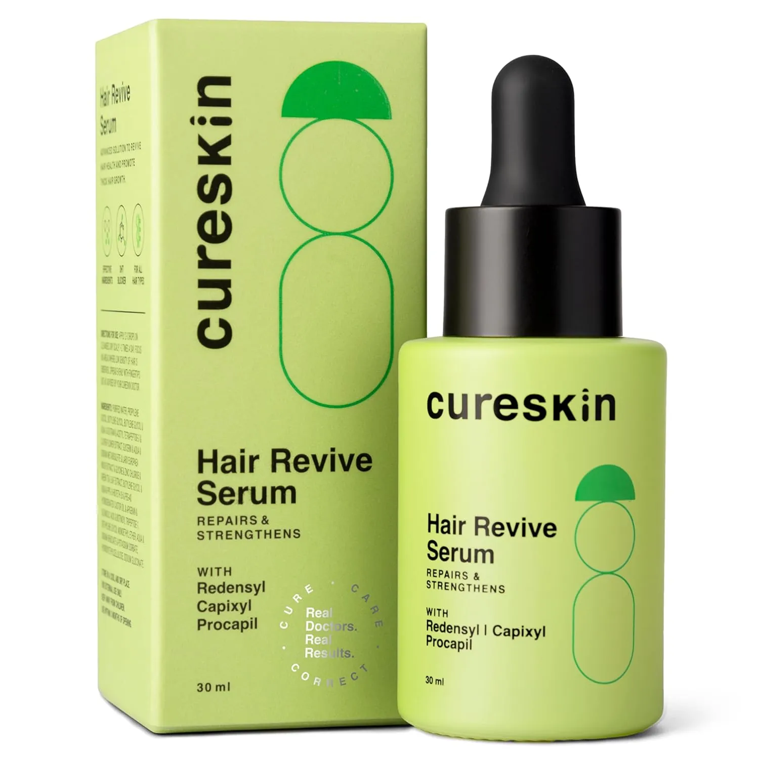 Hair Revive Serum for Women and Men | Hair Serum for Hair Growth| Restore Hair Density & Strength with Redensyl, Capixyl & Procapil | Hair Growth Serum for Women and Men