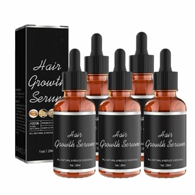 Hair Growth Serum, Hair Growth Serum For Black Women, 29ml Love Hair Serum, Anti Hair Loss Nourishes Dry Damaged Hair (5PCS)
