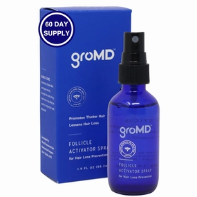 Hair Loss Serum, Hair Growth Treatment, Regrowth, Follicle Activator Spray, Argan Oil, Biotin & Caffeine, Thickening, Doctor Developed, DHT Blocking Ingredients, 60 Day Supply