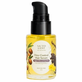 Hair Serum for Dry Frizzy Hair | Lightweight, Silicone-Free Anti Frizz Serum with Raw Herb Oils | Men & Women | For All Hair Types – 30ml