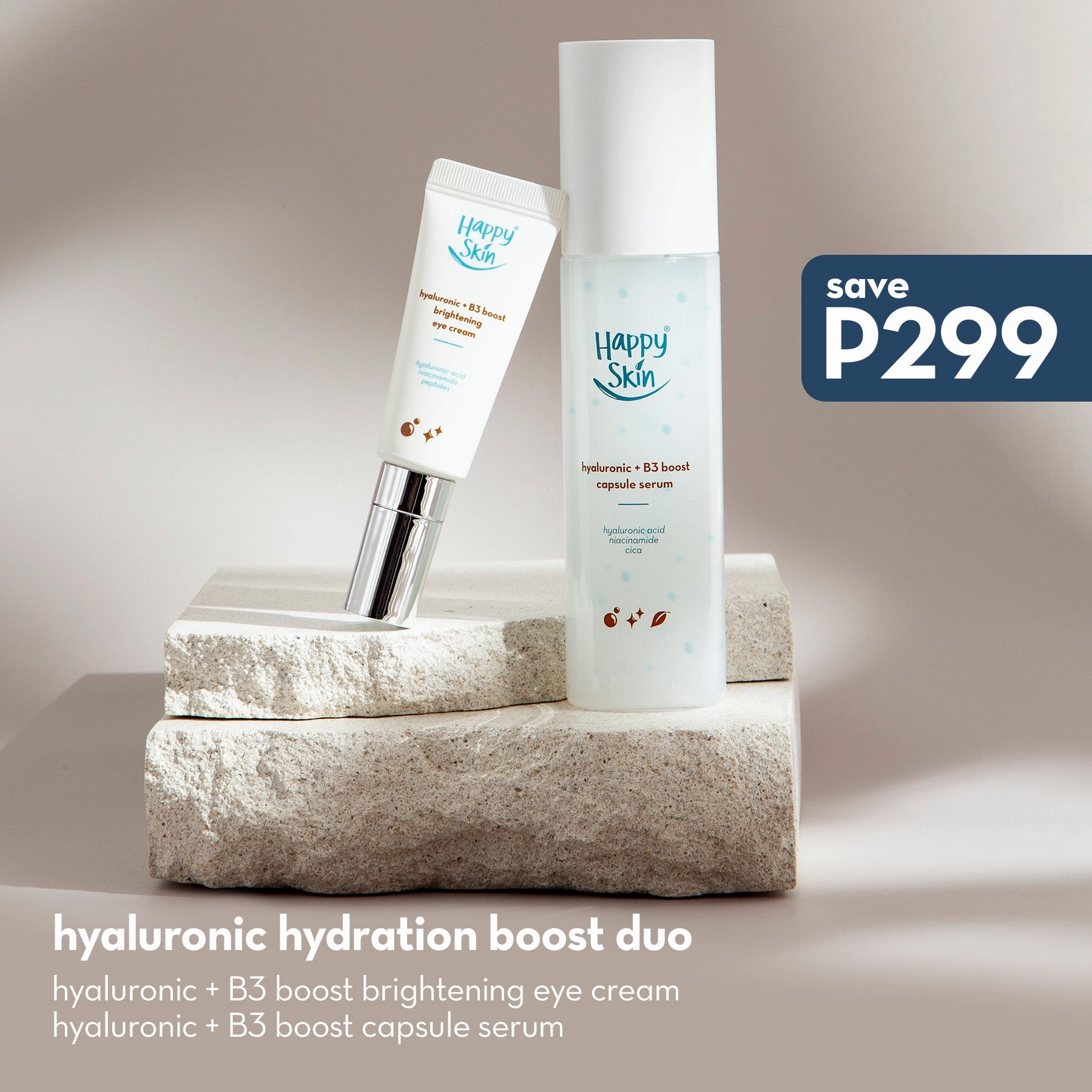 Happy Skin Hydration Boost Duo (Capsule Serum   Eye Cream)