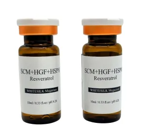 Healing Booster Serum Ampoule: Dual Stem Cell & 10% PDRN with HSP & Plant-Based 9-Exosome (10ml x 2vials, 0.68oz)