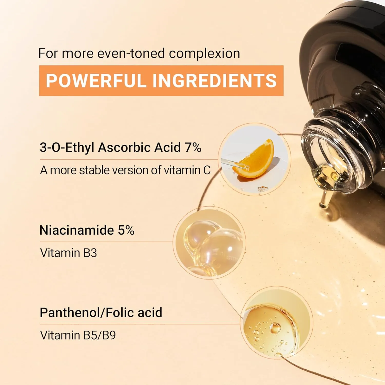 HEIMISH RX Multi Vitamin Glow Serum - Vitamin C Serum for face, Dark Spot & Hyperpigmentation Reduction, Anti Aging, Skin Brightening with Vitamin C 7%, Niacinamide 5% - 35 ml (1.18 fl. oz)
