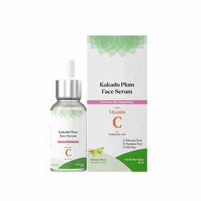 Herbals Kakadu Plum Face Serum For Intensive Skin Brightening | Ideal For Men & Women | With Vitamin C, Hyaluronic Acid | For All Skin Types | 30ml