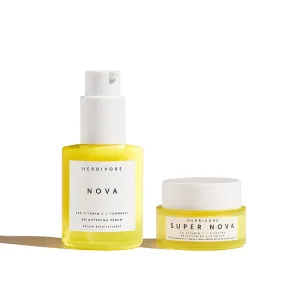 HERBIVORE Brightening Skincare Regimen | Nova Serum   Super Nova Eye Cream