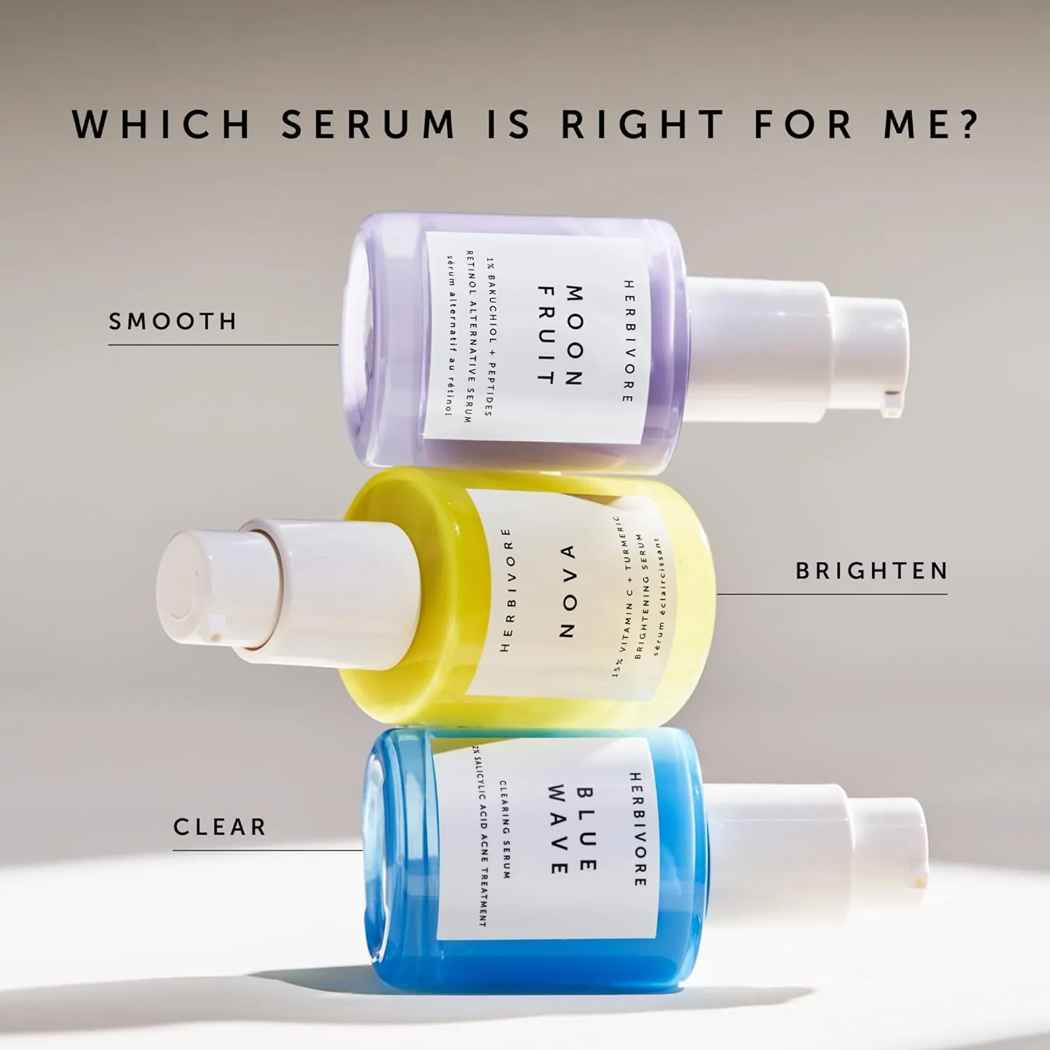 HERBIVORE Nova Brightening Serum for Face – 15% Vitamin C   Turmeric to Visibly Improve the Look of Dark Spots and Even Skin Tone, Plant-based, Vegan, Cruelty-free, 30mL /1 oz