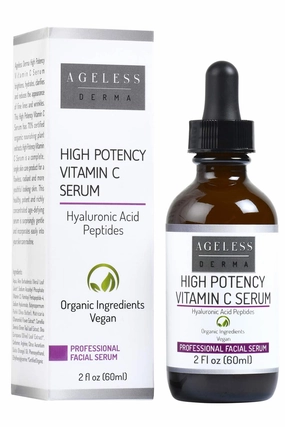 High Potency Vitamin C Serum with Hyaluronic Acid by Dr. Mostamand. 2 FL oz (60 ml)