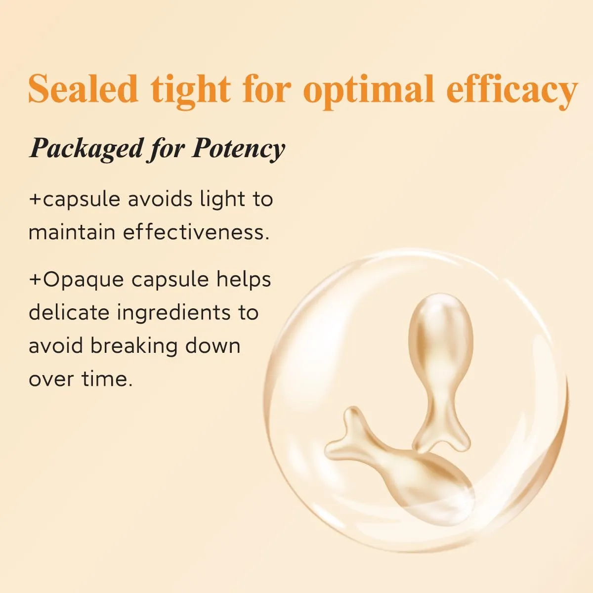 HKH Vitamin C Super Serum for Face - Anti Aging Vitamin E Facial Serum Capsules with Niacinamide, Vit C Serum Oil for Women, Even Skin Tone, Reduce Wrinkles, Moisturise, Travel Friendly (76 Capsules)