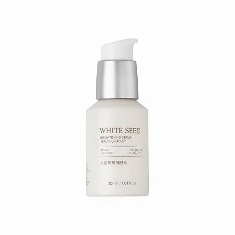 HR White Seed Brightening Face Serum with Niacinamide & Hyaluronic Acid | For Dark Spots, Dullness & Acne Scars | Suitable for Normal,Oily, Dry,Combination Skin | Sulphate & Paraben Free - 30ml
