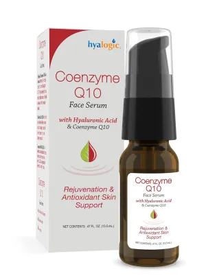 Hyalogic Episilk Coenzyme Q10 Serum w/Hyaluronic Acid for Collagen Support | Visible Firming Facial Serum For Dry Skin | Skin Rejuvenation - Antioxidant Serum (0.47 fl oz / 13.5 ml)