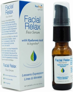 Hyalogic Episilk Facial Relax Face Serum - Anti-Aging Facial Serum w/Hyaluronic Acid & Argireline, Antioxidant Serum to Reduce Fine Lines & Facial Wrinkles - Moisturizing Serum (.47 oz.)