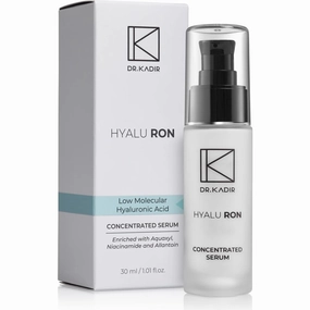 Hyalu-Ron Concentrated Serum Low Molecular Hyaluronic Acid, Niacinamide, Aquaxyl Deep Hydration & Skin Tone Renewal, 1.01 fl oz