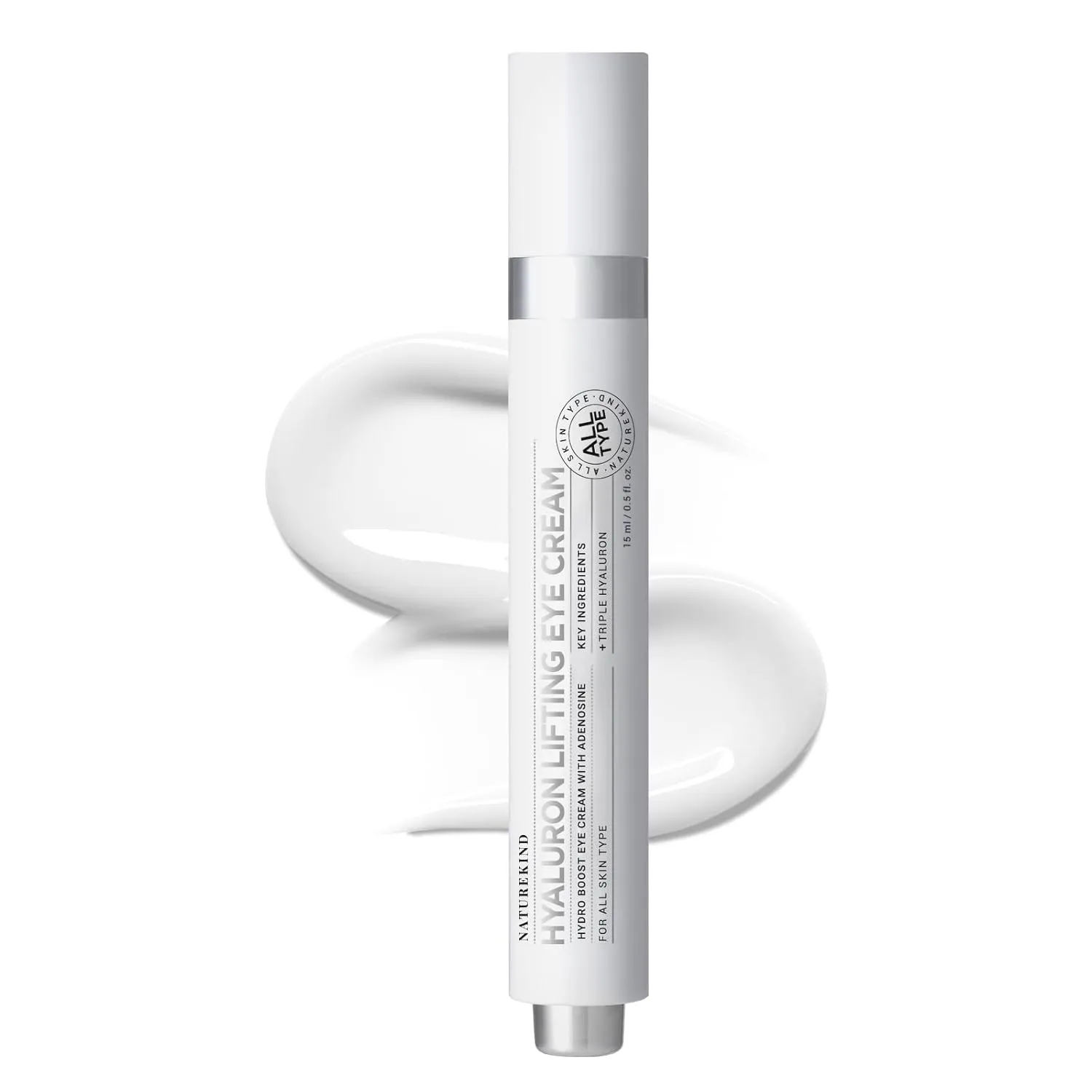 Hyaluron Lifting Eye Cream, Hyaluronic Acid, 5% arbutin, Niacinamide for Puffy Eyes, Dark Spot and Fine Lines, Hydrating Under Eye Bag, Korean Skin Care, 15ml, 0.5 fl. oz.