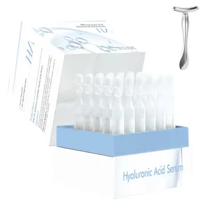 Hyaluronic Acid Serum,Turmskin 3% Ultra-Hydrating Vials, Ultra Hydrating Serum, Wake Nature Perfection Hyaluronic Acid (1 pack, Unscented)