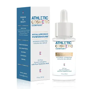 Hyaluronic Powerhouse Face Gel Serum with Pure Hyaluronic Acid, Hydrating, Firming, Brightening, Oil-Free, Pore Minimizing, Fragrance-Free, Soothes, Calms Dry Red Skin (1 oz)