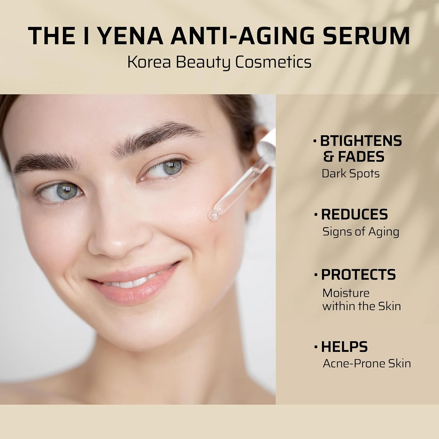 Hyaluronic Acid   Peptide Serum For Face With Rocksamphire Callus, Hydrating, Nourishing, Made in Korea, 50ml, 1.69 fl.oz