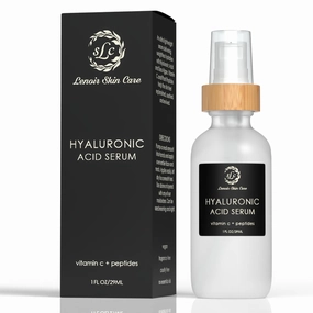 Hyaluronic Acid Face Serum (1 fl.oz/29ml) | Natural, Fragrance-Free Facial Essence | Clean, Vegan, Cruelty Free Skincare for Men & Women | Spa Collection