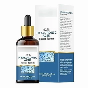 Hyaluronic Acid Face Serum for Bright & Glowing Skin | Deep Hydrating & Mosturizing Facial Serum for Normal, Oily, Dry | Paraben & Sulphate-Free Suitable for All Skin Types -, 30ml