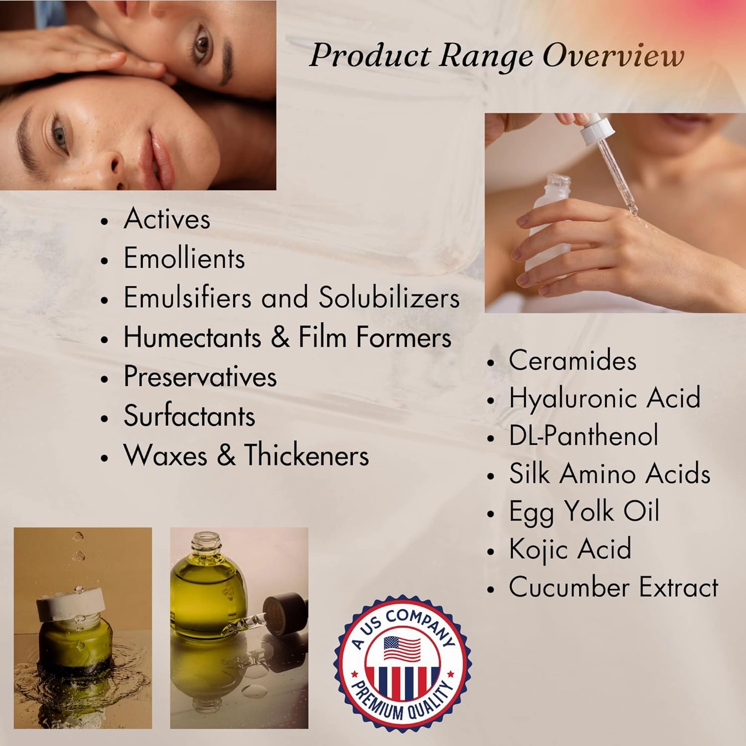 Hyaluronic Acid Powder Pure High Molecular Weight Cosmetic Grade Water Soluble Sodium Hyaluronate for Skin Face Cosmetic Applications Make Your Own Serum