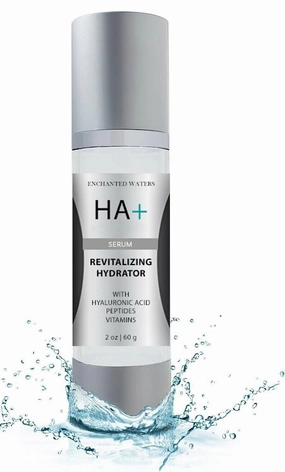Hyaluronic Acid Serum 2 oz – HA  Hydrating Face Serum with Peptides & Vitamins – Anti-Aging Moisturizer for Face – Revitalizing Hydrator for Fine Lines, Wrinkles, Dry Skin – Enchanted Waters