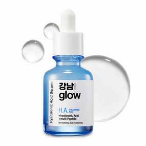 Hyaluronic Acid Serum - Korean Skin Care I Hydrating Serum for Face with Hyaluronic Acid & Vitamin B5 & Vegan Collagen I Face Moisturizer for Plumping and Fine Lines 1.01 fl oz