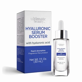 Hyaluronic Acid Serum Booster, 1.5% Pure Hydrating Serum to Plump and Repair Dry Skin, 1fl. Oz