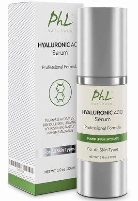 Hyaluronic Acid Serum for Face - Pure Anti-Aging Serum with Vitamin C and E- Intense Hydration Booster Non-Greasy, Paraben-Free, Best Hyaluronic Acid for Your Skin - 1 fl oz