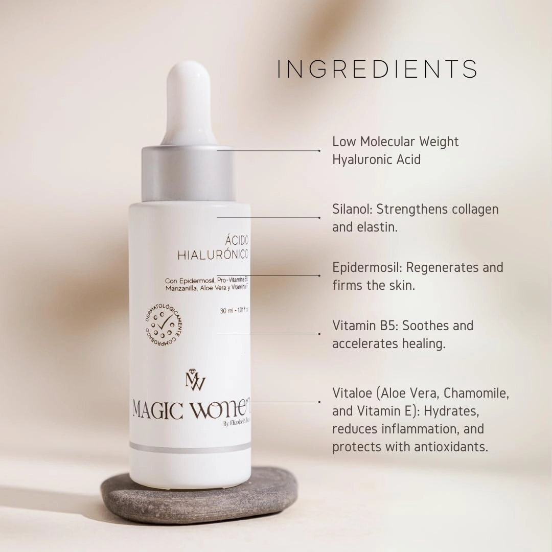 Hyaluronic Acid Serum for Face – Ultra Hydrating Facial Serum with Vitamin B5, Silanol & Aloe – Face Serum for Women – Lightweight Skin Care – 1 Fl Oz