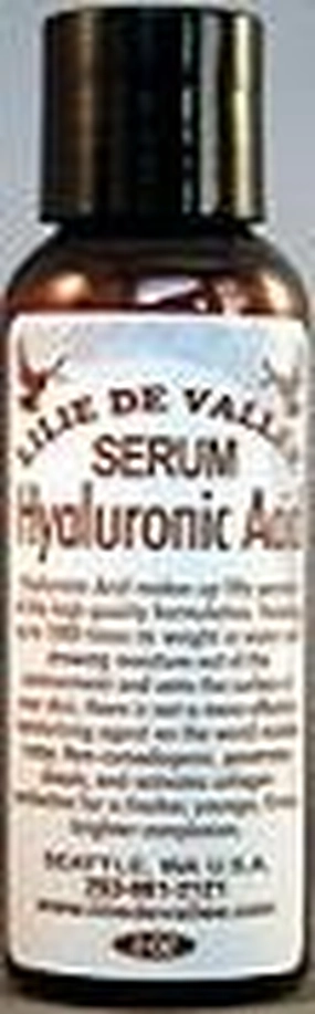 Hyaluronic Acid Serum Organic Lilie De Vallee 2 oz Liquid