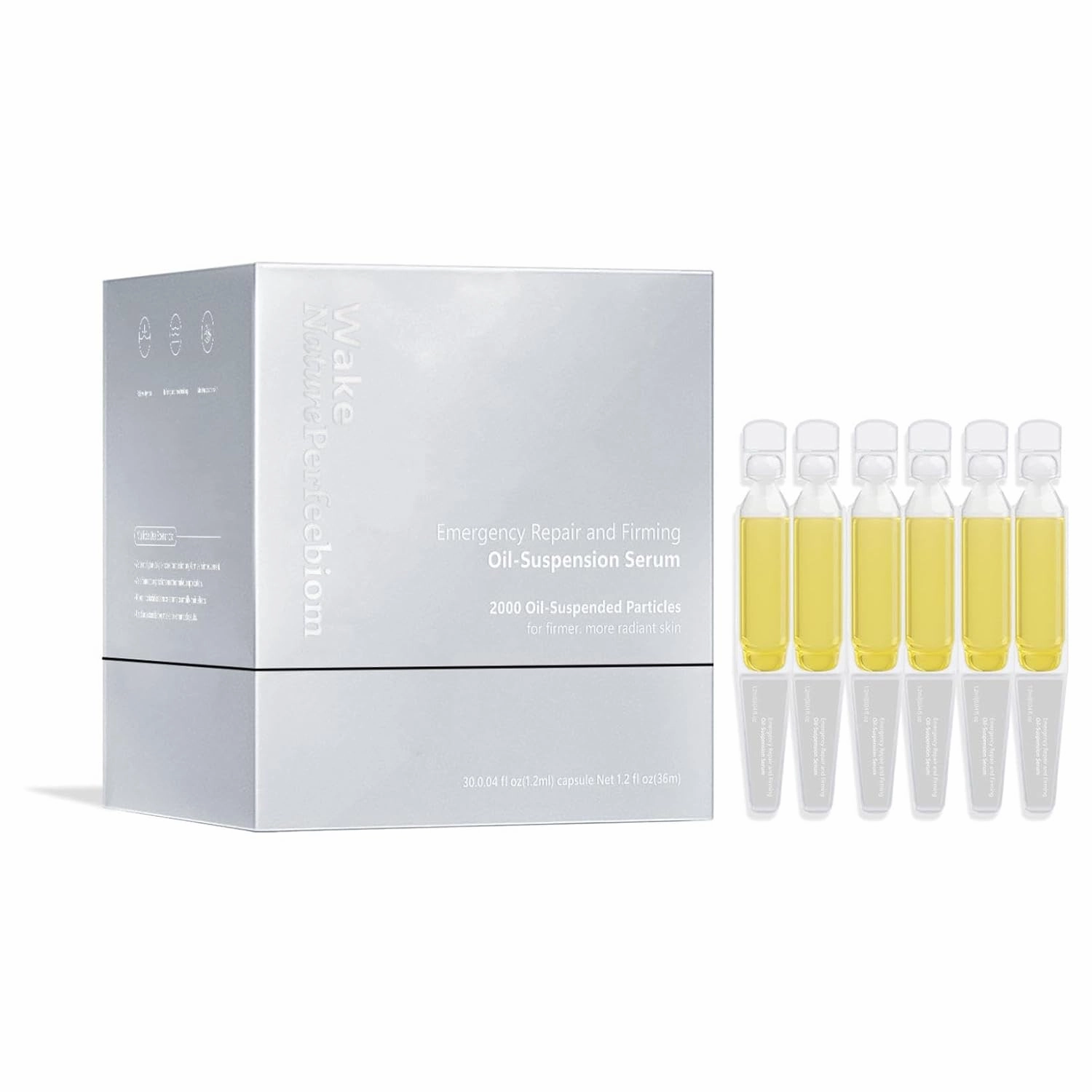 Hyaluronic Acid Serum Ultra-Hydrating Vials，Glass Skin Ultra-Hydrating Serum，Hydrating & Brightening Serum, Dark Spot Remover, Anti Aging Facial Serum-（1.2 ml/30 sticks）