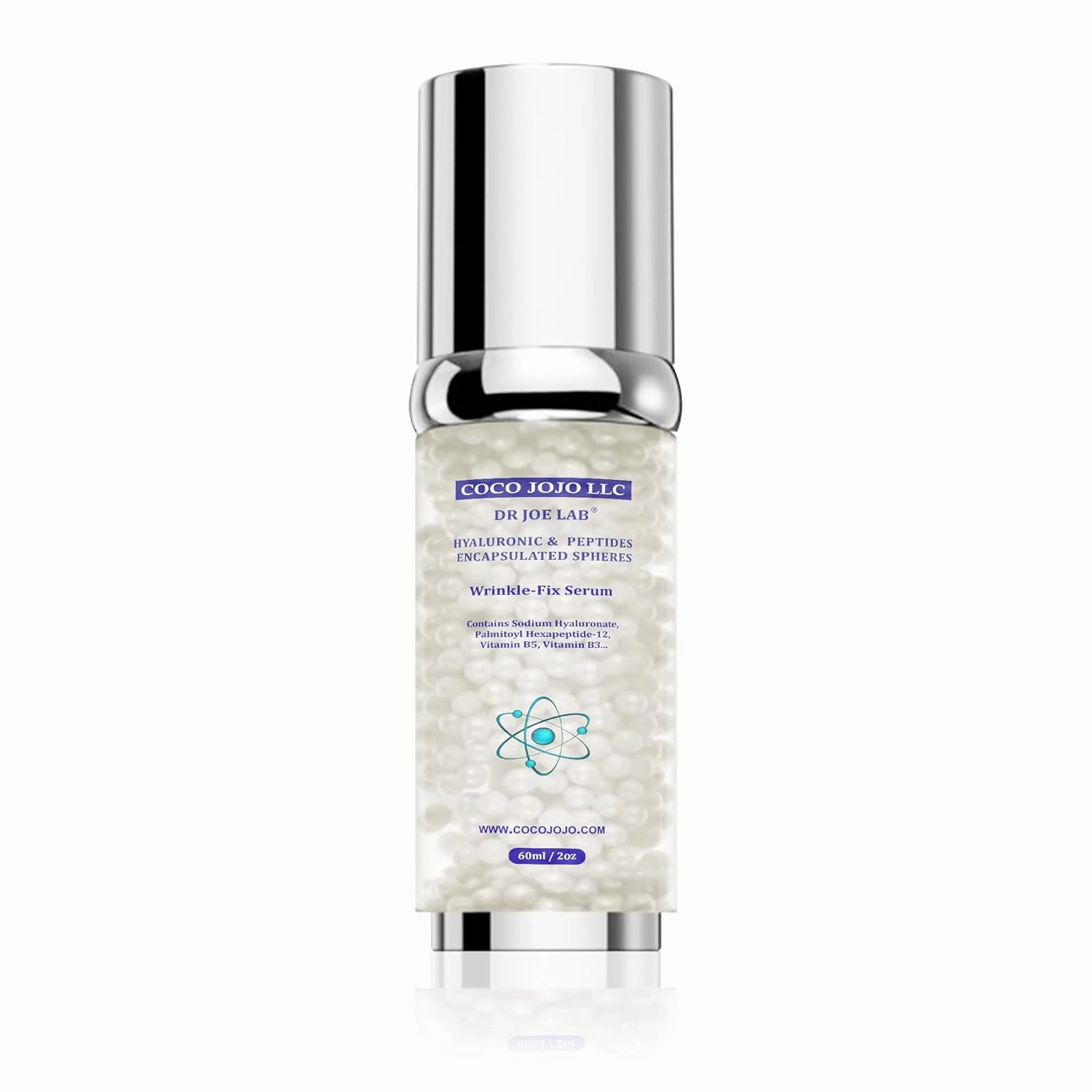 Hyaluronic & Peptides Encapsulated Spheres Serum – Advanced Formula with Sodium Hyaluronate, Peptides & Vitamin B Complex | Deep Hydration, Wrinkle-Fix & Skin Firming | 2 oz
