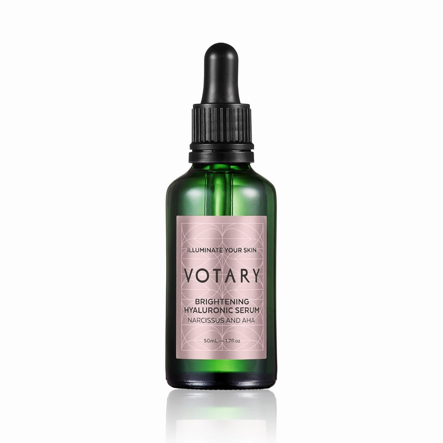Hyaluronic Serum For Face | Anti Aging Delivers Intense Hydration, Moisturizing, Smoothes Visibly Plumps & Reduces Appearance of Fine Lines & Wrinkles with Narcissus, Bilberry Extract 1.7 Fl Oz