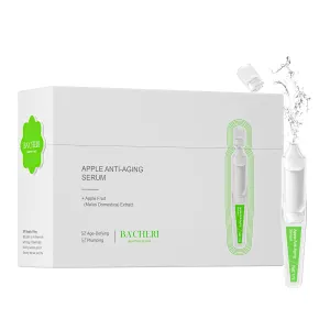 Hydrating & Anti-Aging Ampoules Serum - Apple Stem Cell & Tremella Mushroom Extract and Collagen - Deep Hydration, Anti-Wrinkle, Skin Firming & Revitalizing, For All Skin Types, 30 Pcs/Box
