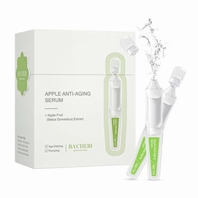 Hydrating & Anti-Aging Ampoules Serum - Apple Stem Cell & Tremella Mushroom Extract and Collagen - Deep Hydration, Anti-Wrinkle, Skin Firming & Revitalizing, For All Skin Types, 15 Pcs/Box