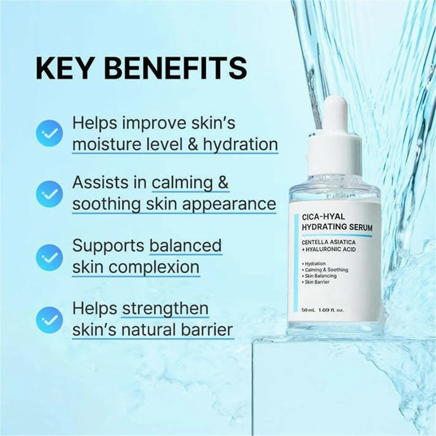 Hydration & Wrinkle Renewal Serum, Peptide Propolis Complex, Anti Aging Facial Serum, Deep Moisturizing & Skin Renewal, Suitable for All Skin Types, 1.69 fl.oz(A B)
