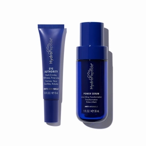 HydroPeptide Eye Authority and Power Serum Anti-Wrinkle Bundle, (0.5 Ounce and 1 Ounce)