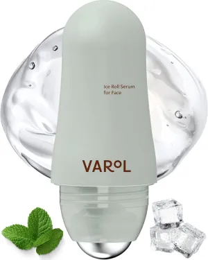 Ice Roll Serum | Cooling Face Roller with Serum for Depuffing, Under Eye Bag, Hydrating, Soothing & Pore Tightening with Panthenol & Tannin | Korean Skin Care & Gua Sha Facial Tool | 1.69 Fl Oz