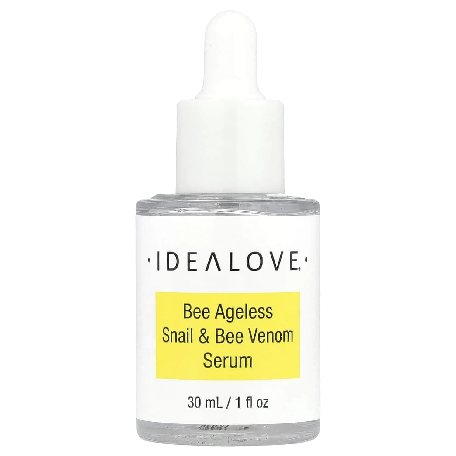 Idealove Bee Ageless Snail & Bee Venom Serum - Radiance-Boosting Beauty Serum with Snail Mucin, Bee Venom, Collagen, & Hyaluronic Acid - Improves Moisture, Helps Reduce Wrinkles - 1 fl oz