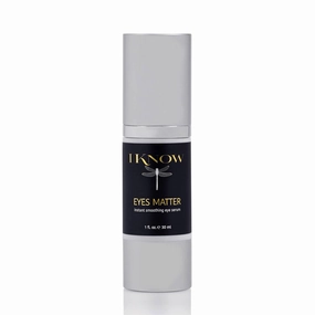 IKNOW EYES MATTER Instant Smoothing Eye Serum, Rapid Wrinkle Reducer, Rejuvenating, Brightening Treatment for Fine Lines, Puffiness & Dark Circles, (1oz)