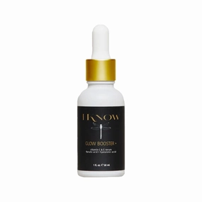IKNOW Glow Booster  Vitamin C and E Serum, Hyaluronic Acid Serum for Face, Facial Serum for Glow Up, Hydrating Serum for Dark Spots, Fine Lines and Wrinkles (1 oz)
