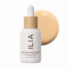 ILIA - Super Serum Skin Tint SPF 40 | Non-Comedogenic, Vegan, Lightweight to Help Against Blue Light,   Pollution while Hydrating, Smoothing,   Refining (Formosa ST4, 1 fl oz | 30 ml)
