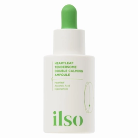 ILSO Heartleaf Tendersome Double Calming Ampoule, Ascorbic Acid, Niacinamide, Soothing serum
