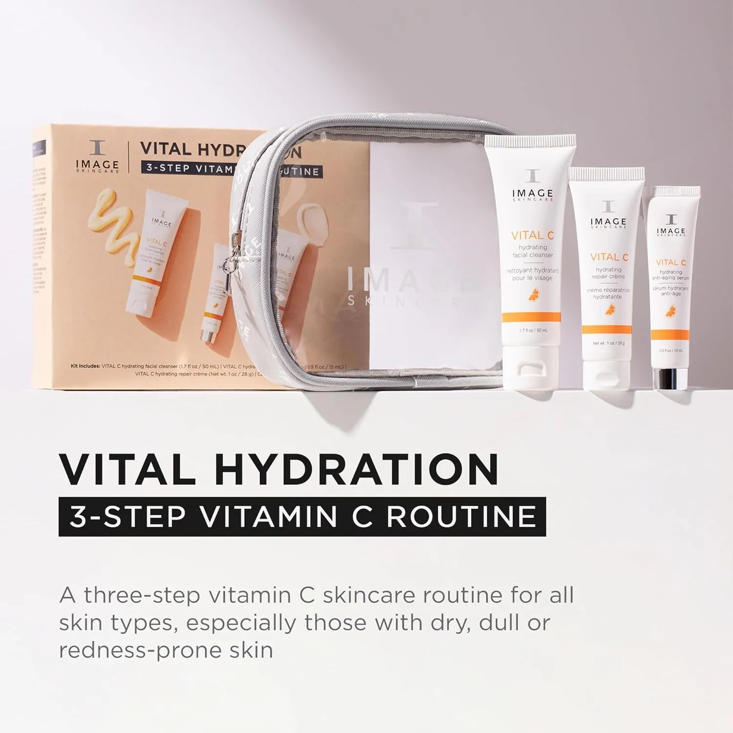 IMAGE Skincare, VITAL C Hydrating Face Serum, with Vitamin C and Hyaluronic Acid, to Brighten, Tone and Smooth Appearance of Wrinkle